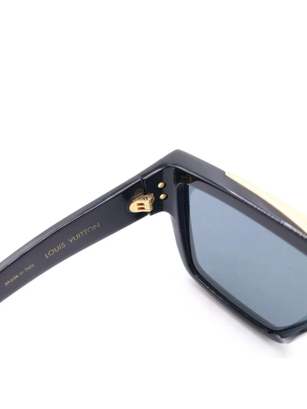 Louis Vuitton 1.1 Evidence Sunglasses Eyewear 60 13 Black Gold